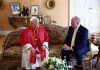 Pope Leo XIV Urges the Wealthy to Serve Justice in Historic Foreign Visit Pope Leo XIV meets with Prince Albert II of Monaco during a private meeting at the Prince's Palace as part of a one-day trip, in Monaco on March 28, 2026.