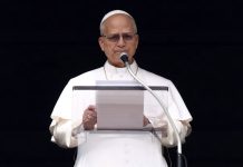 Pope Leo XIV Condemns Iran Conflict, Presses Trump to Seek Peace Before Easter Pope Leo XIV leads the Angelus prayer at the Vatican on Sunday, March 1, 2026. | Guglielmo Mangiapane/Reuters