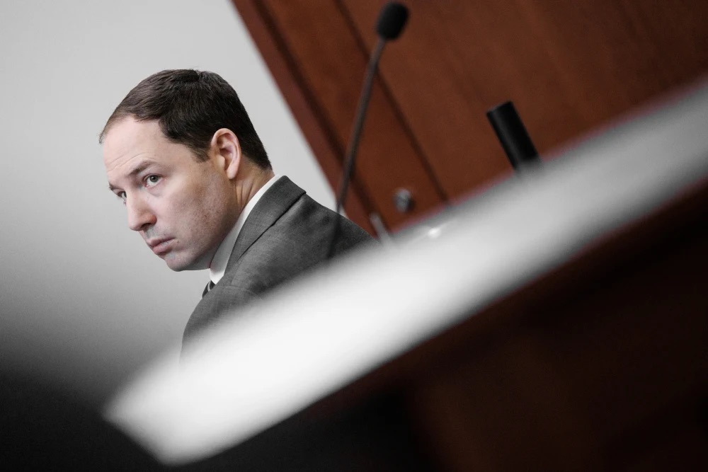 IRS agent, Brendan Banfield in Fairfax County Circuit Court in Fairfax, Va., in January.
