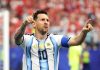 Lionel Messi Makes History, Becomes World Cup’s All-Time Highest Goal Scorer Lionel Messi celebrates after scoring his team's first goal against Austria