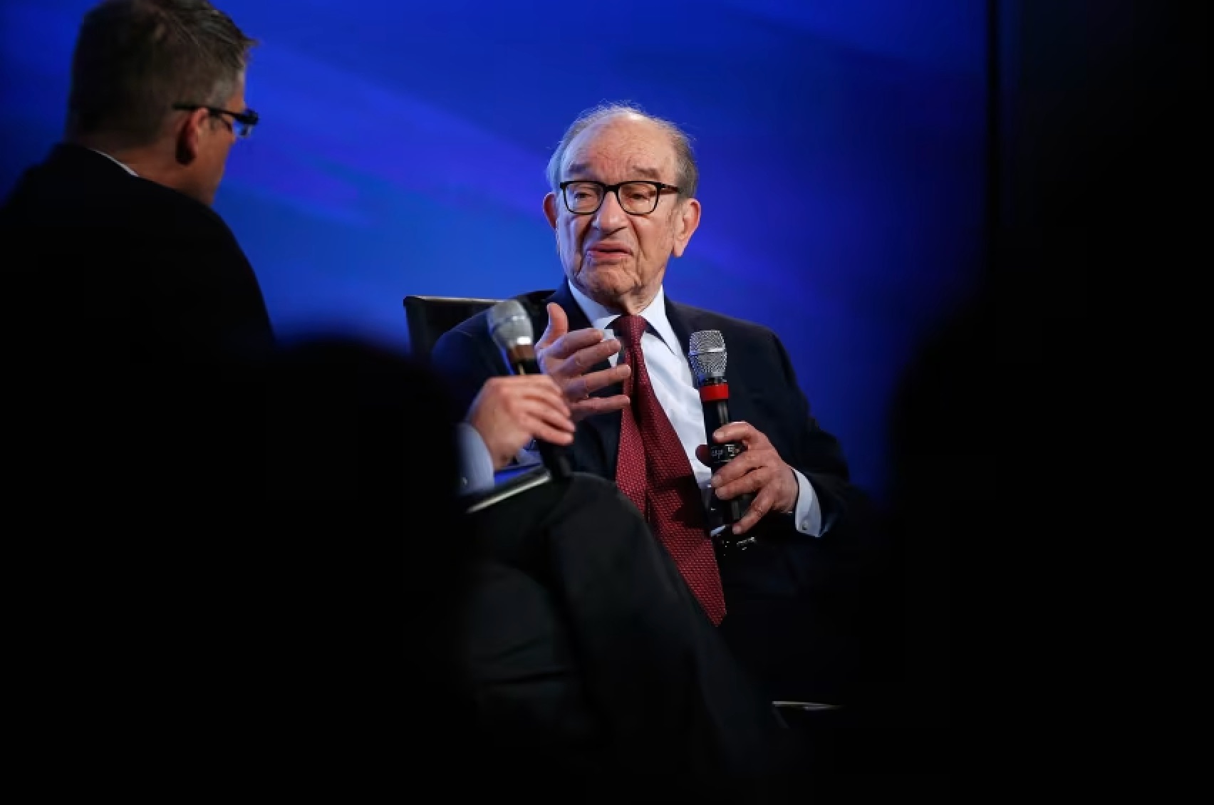 Former Federal Reserve Chairman Alan Greenspan in a 2014 file photo.