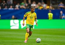 Jayden Adams, Bafana Bafana World Cup Midfielder, Dies at 25 Jayden Adams of South Africa looks to pass during a World Cup match against Czechia on June