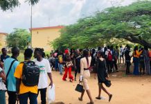 NANS Reveals How Ondo University HOD Demanded Sex From Female Student for Passing Grade NANS, A picture of students in a Nigerian higher institution used to illustrate a story. Photo taken in 2022.
