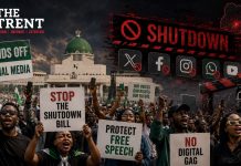 SERAP Demands Withdrawal of Social Media Shutdown Bill, Threatens Legal Action An illustration shows protesters opposing a proposed social media shutdown bill outside the National Assembly in Abuja. | The Trent