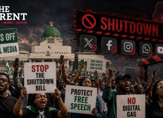 SERAP Demands Withdrawal of Social Media Shutdown Bill, Threatens Legal Action An illustration shows protesters opposing a proposed social media shutdown bill outside the National Assembly in Abuja. | The Trent
