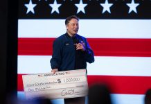 Elon Musk Facing Possible Prosecution Over $1 Million Election ‘Bribery’ Payments Billionaire businessman Elon Musk prepares to give $1,000,000 to a Wisconsin voter during a town hall meeting he was hosting at the KI Convention Center in Green Bay, Wis., on March 30, 2025