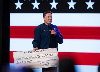 Elon Musk Facing Possible Prosecution Over $1 Million Election ‘Bribery’ Payments Billionaire businessman Elon Musk prepares to give $1,000,000 to a Wisconsin voter during a town hall meeting he was hosting at the KI Convention Center in Green Bay, Wis., on March 30, 2025