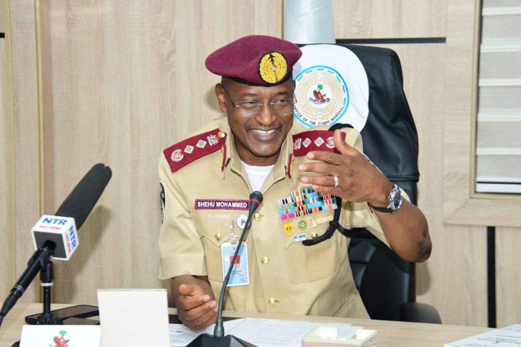 Corps Marshal of the Federal Road Safety Corps (FRSC), Shehu Mohammed