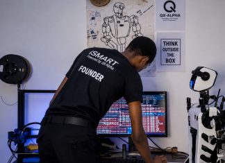 21-Year-Old Nigerian Engineering Student Develops QX Alpha Humanoid Robot Isah Barde-Auwal, humanoid