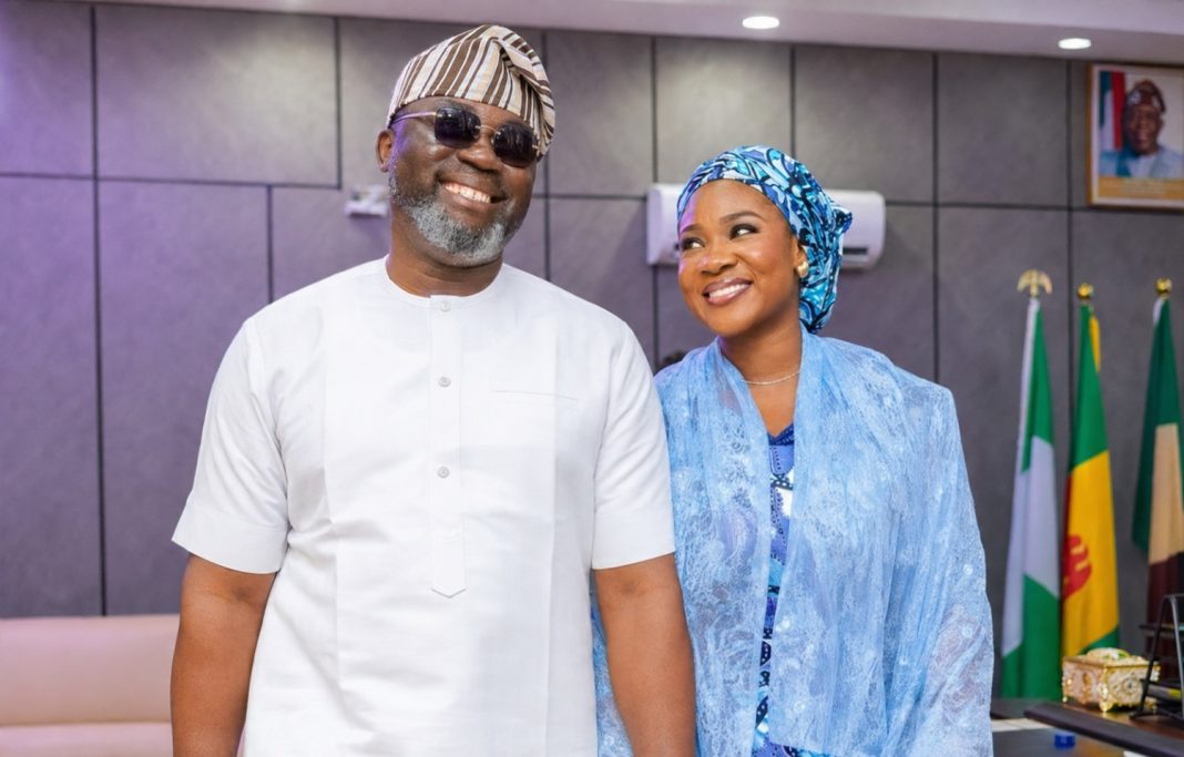 Nollywood Actor Mercy Johnson-Okojie and her husband | Instagram