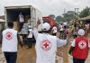 ICRC Searches for 1,500 Missing People in Yobe as Families Await Answers A digital reconstruction depicts Nigerian Red Cross officials coordinating a humanitarian operation as relief supplies are unloaded from trucks and distributed to residents of a Nigerian community. | The Trent