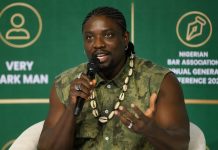 VDM at NBA Conference: VeryDarkMan Posts ‘First Evidence’ After Police Challenge VeryDarkMan speaks during a panel session at the 66th Nigerian Bar Association Annual General Conference in 2026. | Photo Illustration/The Trent