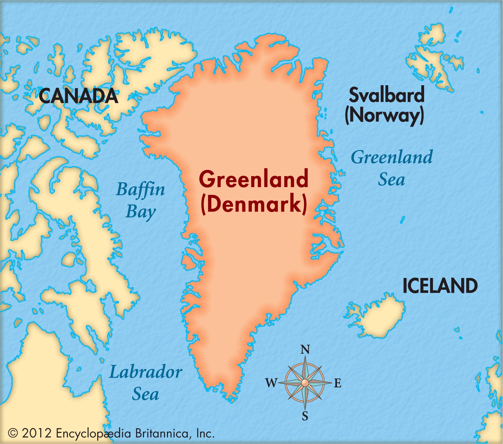 Greenland Map