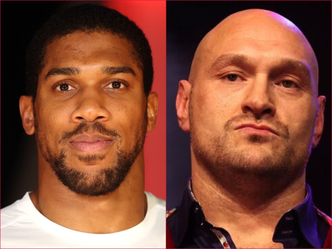 Joshua Anthony (left) and Tyson Fury in composite photo