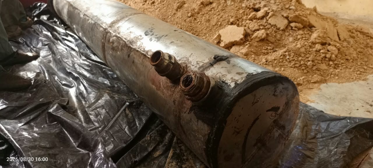 Industrial equipment recovered by NDLEA operatives during a search connected to the suspected methamphetamine manufacturing operation in Ebonyi State, August 30, 2026. | NDLEA