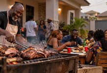 Sacred Pause: Remember Those Who Stood With You in the Storm African American Nigerian Community Barbecue at Dusk The Trent