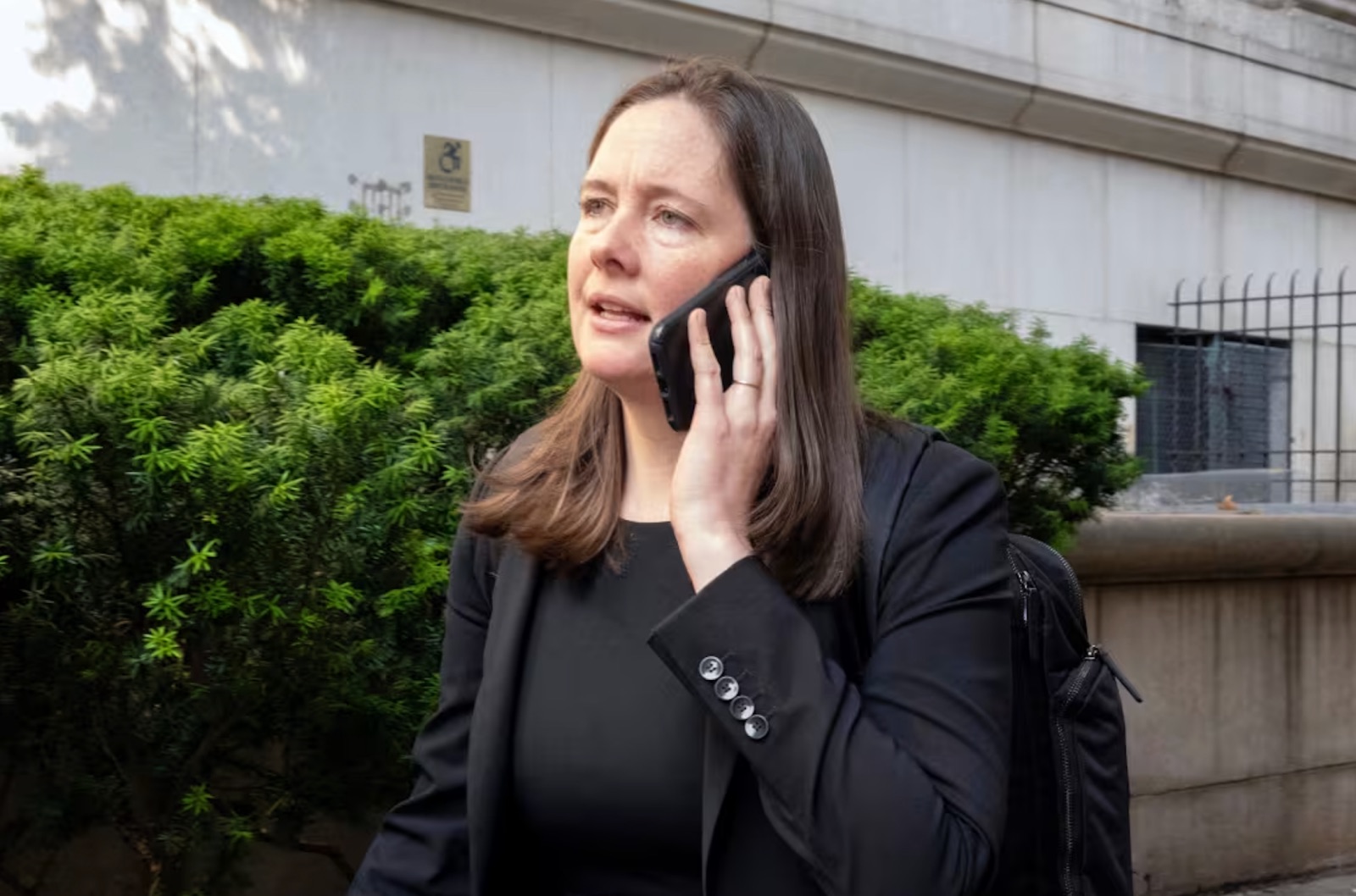 Then-Assistant U.S. Attorney Maurene Comey outside court during the Sean "Diddy" Combs' sex trafficking trial in 2025.