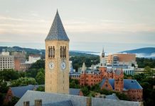 New York Prosecutors Reopen 2024 Cornell University Sexual Assault Investigation McGraw Tower rises above Cornell University’s campus in Ithaca, New York. | Photo courtesy of Cornell University