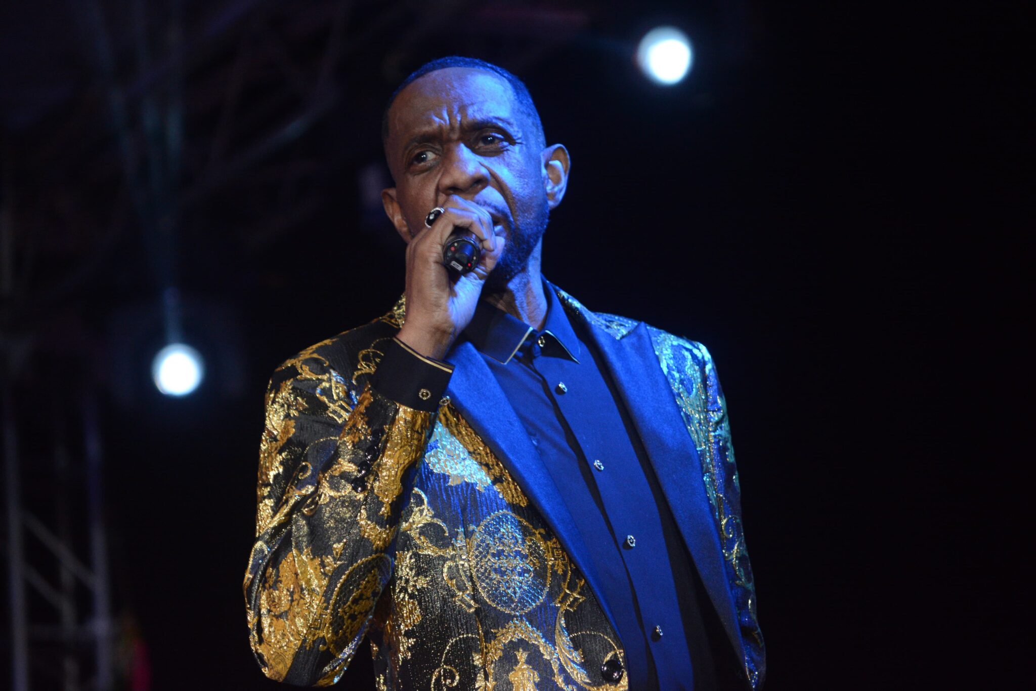 Freddie Jackson at Love In The Gardens in Jamaica, on February 11, 2023.