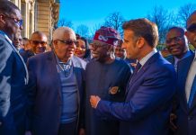 US-Based Lawyer Questions $33 Billion in Chagoury Deals, Says Nigeria Has Failed Its Citizens Gilbert Chagoury, President Bola Tinubu, and French President Emmanuel Macron during Tinubu’s state visit to the Élysée Palace in Paris, France, in November 2024.