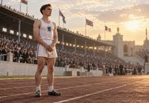 The Sacred Pause: When Conviction Costs You Something Eric Liddell competing at the 1924 Paris Olympics after standing by his Christian convictions