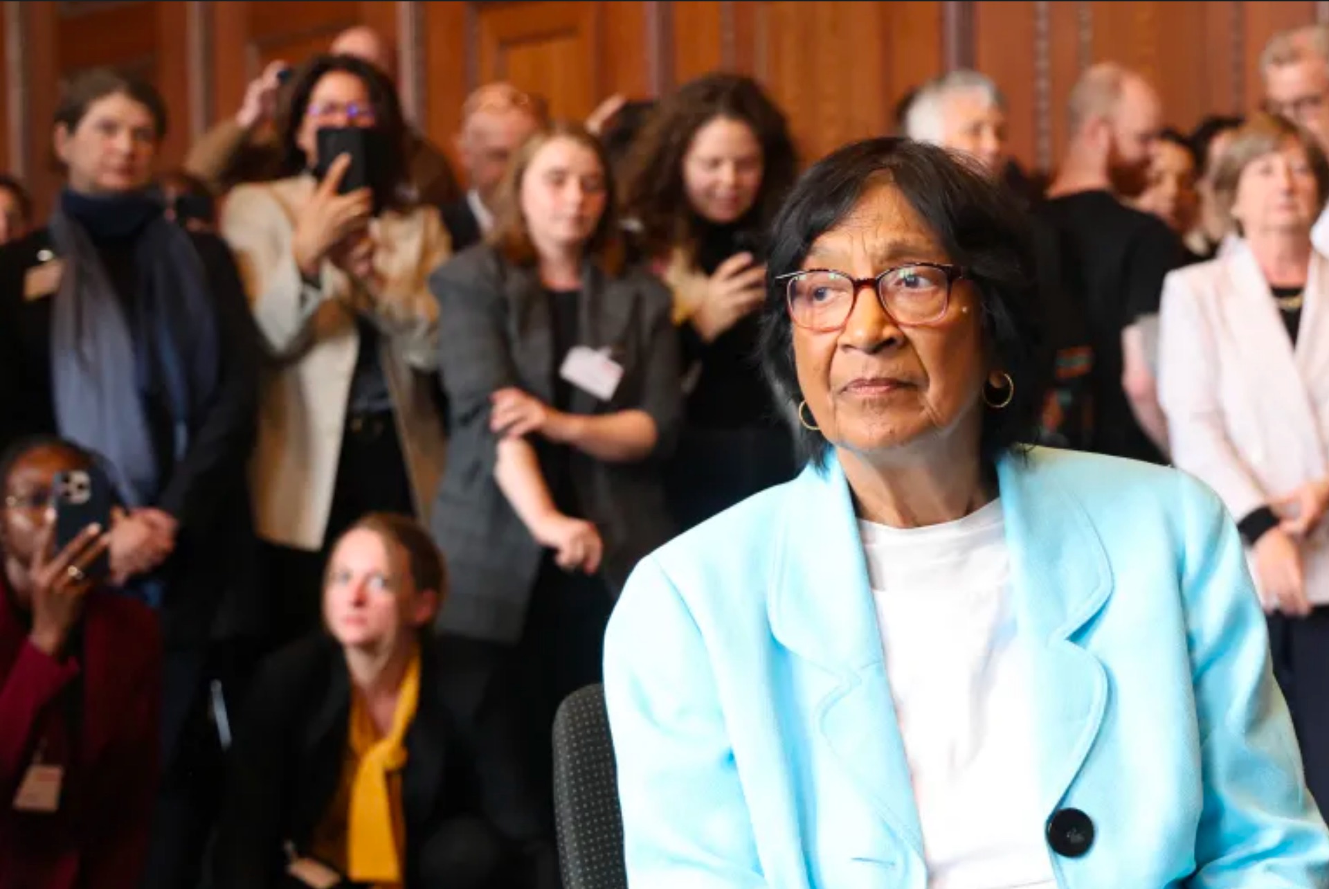 South African lawyer and champion of international law Navi Pillay is pictured after she was awarded the 2026 Nobel Peace Prize, on October 9, 2026. | AFP