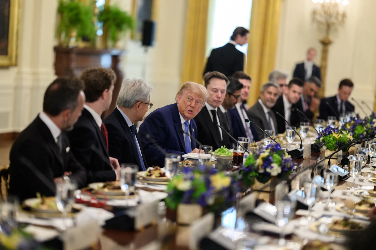 President Donald J. Trump hosts a luncheon on Super Intelligence (AI) in the East Room of the White House, Tuesday, September 29, 2026