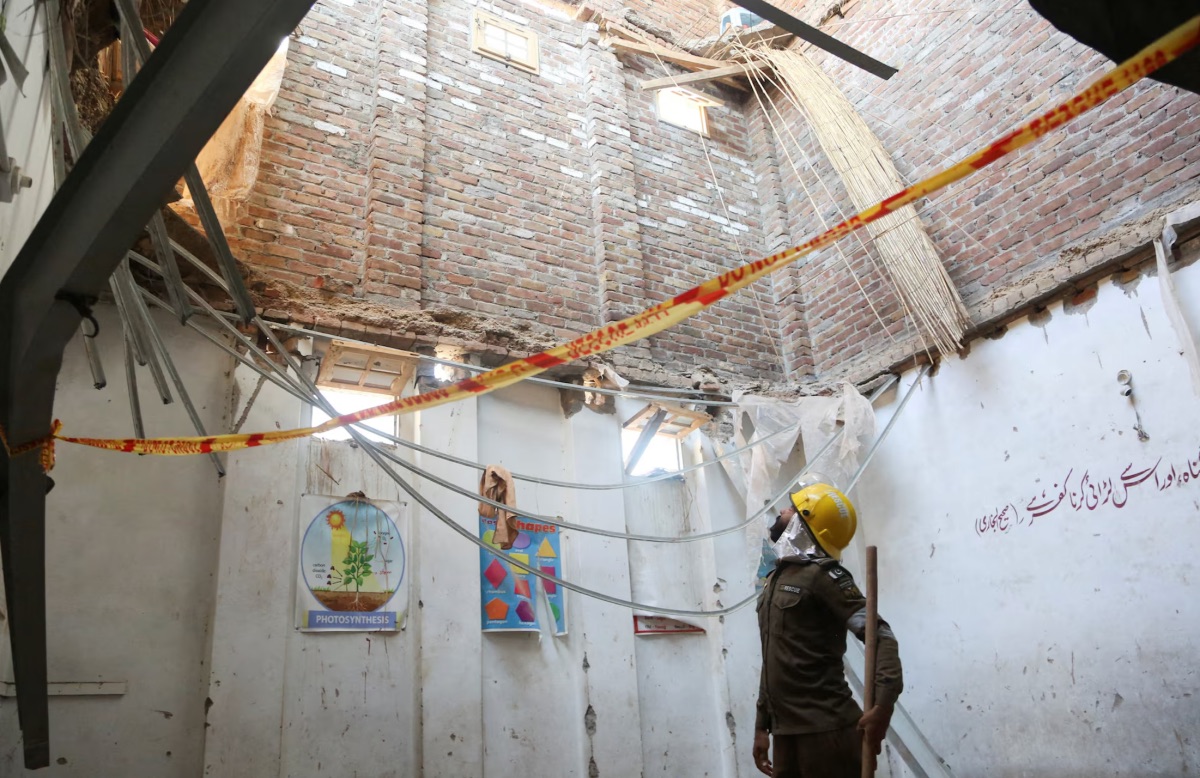 Pakistani School Roof Collapse