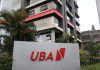 UBA, 4 Others Face Fresh Court Order in ₦4.29 Billion Forex Fraud Case File: UBA signage in front of the UBA Headquarters in Nairi, Kenya