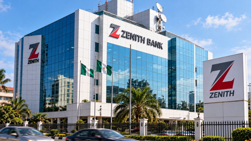 File: Zenith Bank Plc Head Quarters on Ajose Adeogun Street, Victoria Island, Lagos