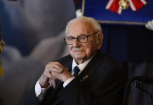 The Sacred Pause: The Good You Do Without Applause Still Matters Nicholas Winton, Nicholas Winton surrounded by adults who were among the children rescued from Czechoslovakia